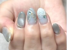 ネイルアンドアイラッシュスタジオ シュシュ(chouchou)/マーメイドネイル