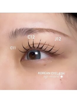 シルフ　ラッドノエル(Sylph RAD noel)/KOREAN eyelash 120 ＋up ward