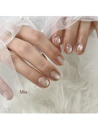 うるぷるリボンネイル