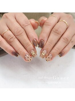 ネイル デザイン グレイス(Grace)/SAYAKA選べるサンプルデザイン
