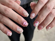 サクノネイル(SAKUNONAIL)/ガーリーニュアンスネイル