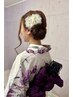 【夏限定】浴衣着付け(作り帯)×ヘアアレンジ ¥9,000→¥7,000