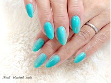 ノアブルーバードネイルズ(Noah' bluebird .nails)/ターコイズニュアンスグラデ