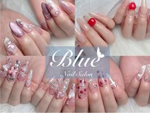 ブルー(Blue)の雰囲気（パーツゴテゴテのスカルプもご相談ください＊）