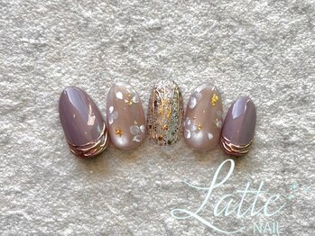 ラテネイル(Latte Nail)/10月定額デザイン Hand ver.