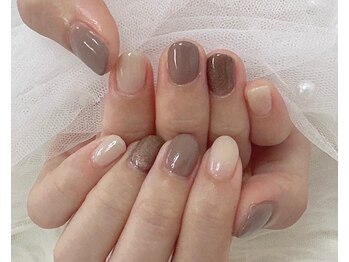 ジェー エス シー ネイル(J.S.C.nail)/ワンカラー/秋ネイル