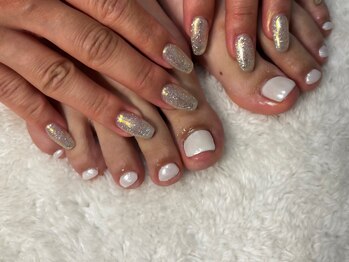 ラピス(Lapis)/ミラー/ラメ/乳白色/フット