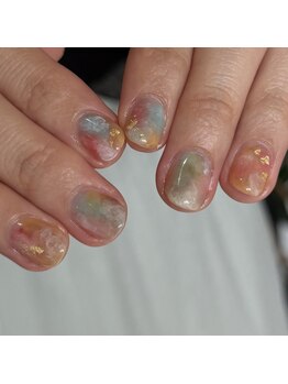 サトリネイルルーム 西宮北口(satori nail room)の写真/他と差を付けたい方必見！ショートnail派さんも大満足◎高技術×センス溢れるデザインで理想の指先を実現♪