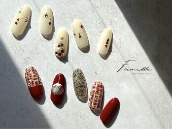 ファミーユ 池袋東口店(Famille)の写真/【初回オフ無料&カラー変更OK】ワンカラー¥3980/定額コース¥4980~/期間限定Xmasデザインコースも♪