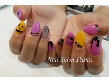 プシュウ(PUSHW)/ハロウィンネイル