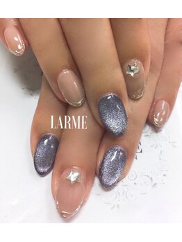 ラルム ネイル サロン(LARME NAIL SALON)/マグネット／ミラーうねうね