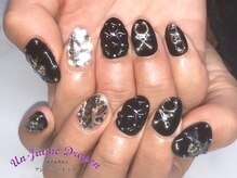 アン ジョーヌドラゴ/【自爪ネイル】ブラックネイル