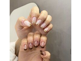 バレンタインネイル