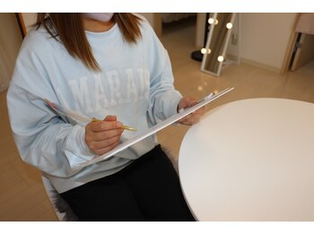 アネラ(Anela)/1.ご来店・受付