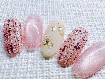 チェリーズネイル(Cherrys Nail)/ウィンター ツイードネイル