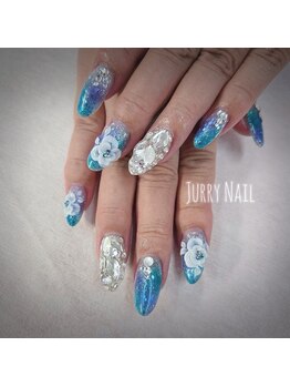 ジュリーネイル 所沢店/3Dアート/花