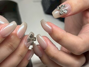ヘアーアンドメイク アース 高崎店(HAIR＆MAKE EARTH)/オーロラ×リボン　￥6900