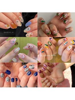 アンドココ 下北沢店(And & coco.)の写真/ハイセンスなニュアンスネイルが得意★細かな希望も叶えます！人と被らない凝ったデザインも当店にお任せ♪