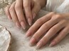 【ハンド】10本長さだし＋カラーとシンプルアート