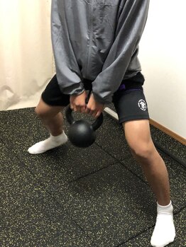 もこもこねこ/ケトルベルトレーニング