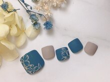 コルジャ(CORUJA)/ネイビーフラワー♪7700