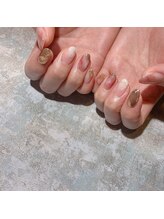 アティックネイルアトリエ(attic nail atelier)/シンプルニュアンスネイル★