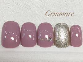 シンプルラメネイル