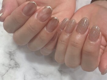 スリーラッシュアンドエルフネイル 下上津役店(threelash&elf.nail)/キラキラネイル/パラジェル
