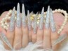 【ロングL】ロングスカルプ1枚MAXしか勝たん！ワンカラー・ラメ￥12000
