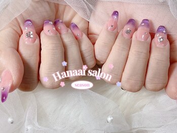 ハナアイ サロン 新宿店(hanaai salon)/デザインコースストーン付¥9800