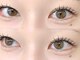 サインウィズラクエミニ(syne w Laque mini)の写真/ナチュラルで馴染みやすい目元が叶う♪カラーエクステで上品な印象のお目元に◎