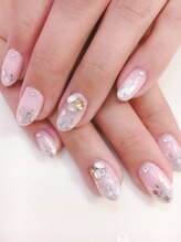 ネイルサロン ティアラリュクス 市川北口店(Tiara Luxe)/キラキラ冬ネイル