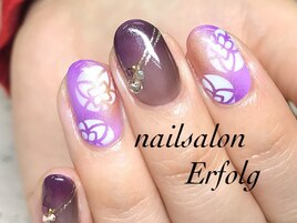 パープル和ネイル/初回8500円