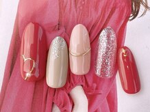 ネイルサロンフォーユー(for u)/ハートネイル￥6980