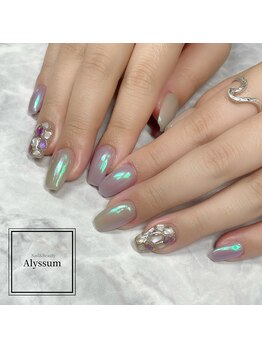 アリッサム(Alyssum)/オーロラシェル埋め込み