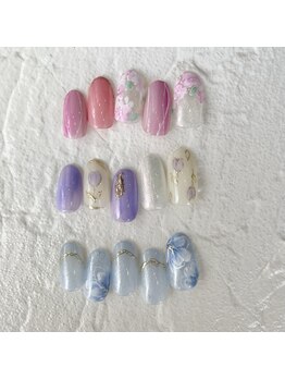 アール(R)/定額ネイル