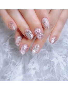 ディアリーネイル(Dearly Nail)/桜ネイル