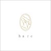 ハレアイラッシュ(hare eyelash)のお店ロゴ