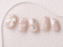 アイネイルズ 大宮店(Ｉ nails)/リボン×スノードーム