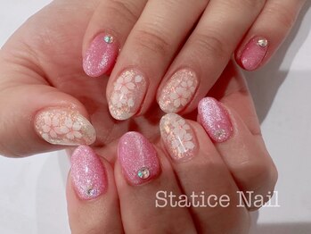 スターチス ネイル(Statice Nail)/桜×マグネット