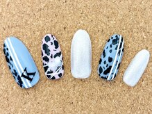 ネイルエイム(Nail eim)/レオパード柄★イニシャル★