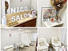ニコ サロン(nico salon)の雰囲気（白を基調とした清潔感ある店内です♪）