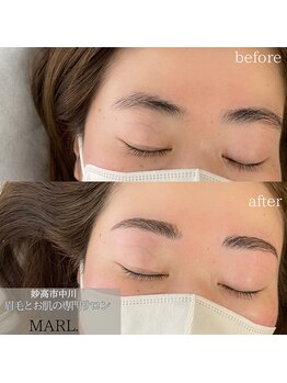 マール(MARL.)/毛流れ美しい平行眉へ