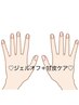 【ジェルオフのみ】ハンドお休みコース￥5500