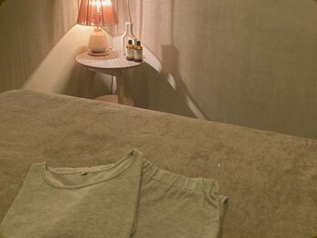 private salon solim. 【深層オイルリンパ/ヘッドスパ】/着心地の良いお着替え