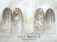 キャンアイドレッシー 南越谷店(Can I Dressy)/ラメ和柄ネイル