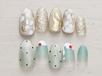 ネイルミックス イオンモール仙台上杉店(Nail Mix)の写真/【5990円★トレンドコース(60分)】納得のコスパ!最旬ネイルはNailMix仙台上杉店にお任せ♪/仙台