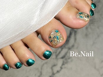 ビーネイル 上新庄(Be.Nail)の写真/フットネイルで足元を華やかに！巻き爪ケアも◎定額制デザインで理想の足元へ♪