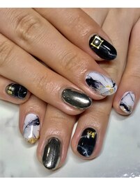大理石柄