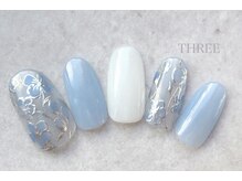 スリー 自由が丘(THREE)/爽やかブルーフラワー